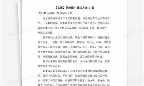 公司推广策划方案_公司推广策划方案范文