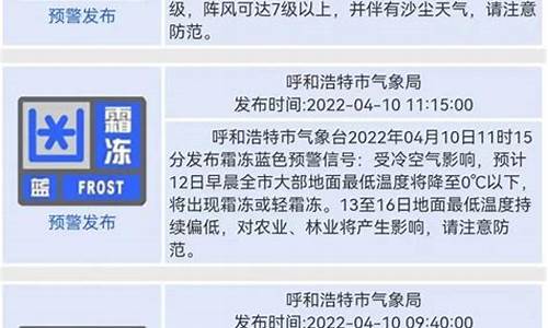 呼和浩特天气预报最新7天查询结果_呼和浩特天气预报最新7天查询结果是什么