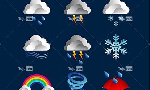 天气预报标识图_天气预报标识图片说明