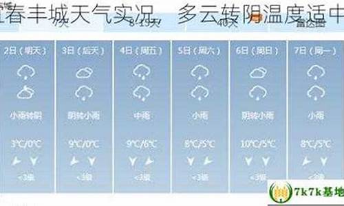 宜春丰城天气预报_江西宜春丰城天气预报