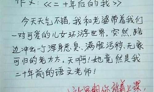 对话十年后的我作文_对话十年后的我作文小