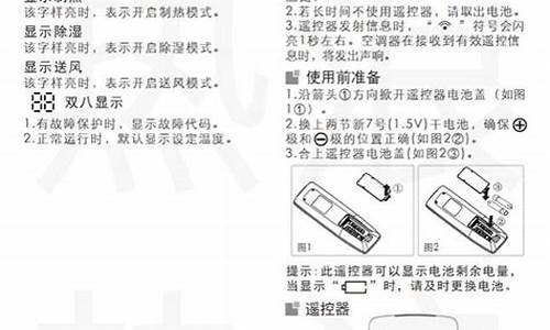 格力空调使用说明书图解 控制面板_格力空调使用说明书图解 控制面板图标