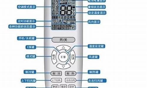 格力空调遥控器功能图制冷_格力空调遥控器功能图制冷图标