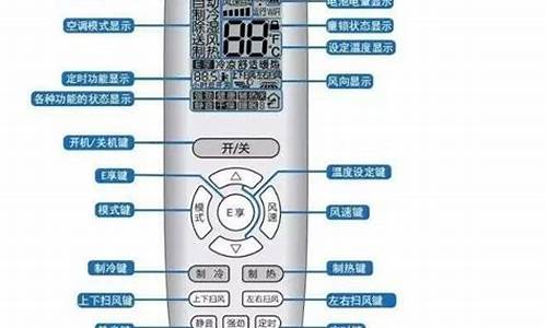 格力空调遥控器面板图解_格力空调遥控器面