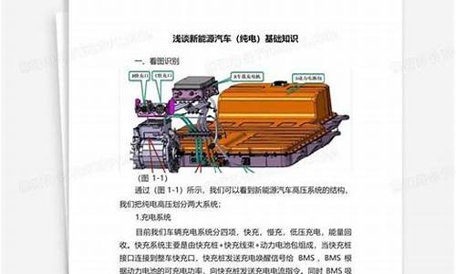 浅谈新能源汽车 论文