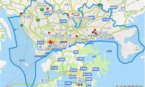 深圳旅游路线图和景点分布最新_深圳旅游路线图和景点分布最新消息
