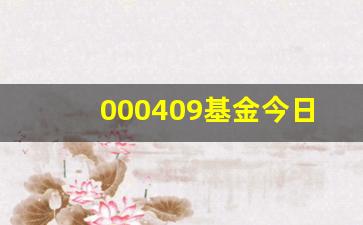000409基金今日走势(基金000409还能入手吗)_https://www.gzyhshgzzx.com_中金所_第1张