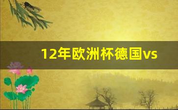 12年欧洲杯德国vs荷兰-2020欧洲杯颈选赛荷兰vs德国