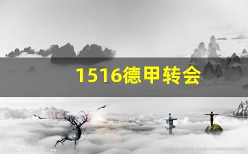 16-17德甲-1516德甲转会