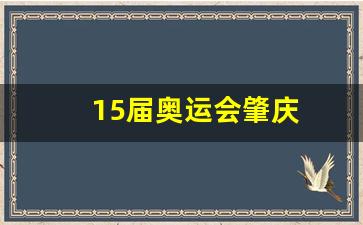 15届奥运会肇庆-肇庆奥运金牌