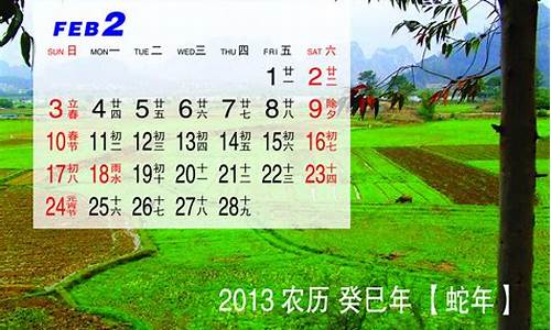 2013年月历(2013 年历)-第1张图片-百家姓