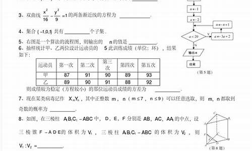 2013江苏高考题数学_2013江苏高考数学解析