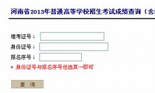 2013高考查询,2013年高考成绩单