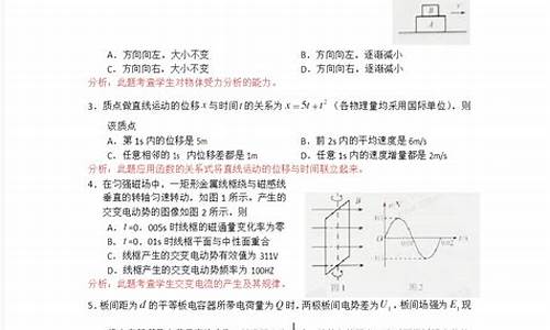 2014天津物理高考-2014年天津物理高考题