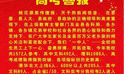 2014高考喜报贵阳市六中-2014年高考喜报