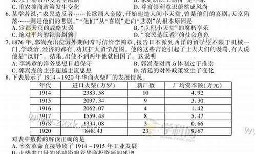 2015江苏省高考_2015江苏高考历史题