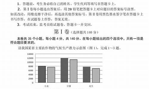 2015年江西高考试卷-2015江西高考文综答案