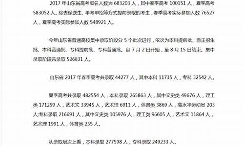 2017年山东春季高考语文试题,2017年山东春考语文真题和答案