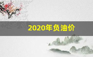 2020年负油价_2020年负油价