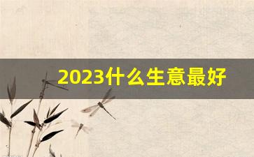 2023什么生意最好做(2023年什么赚钱)_https://www.senxinmaoyi.com_快递查询_第1张