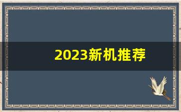 2023新机推荐(明年新机)_https://www.haiwangdasha.com_中金所_第1张
