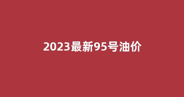 202095号汽油油价_2023最新95号油价