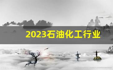 2023石油化工行业现状和前景(石油化工趋势)_https://www.hangfeite.com_创业板_第1张