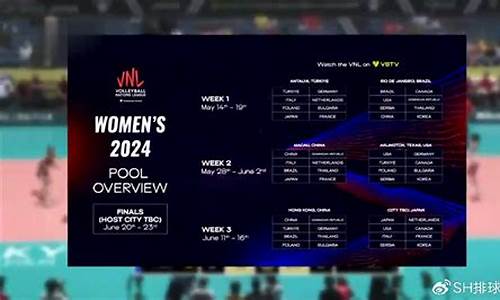 2024年世界女排联赛赛程表_2024年世界女排联赛赛程表美国女排和巴西