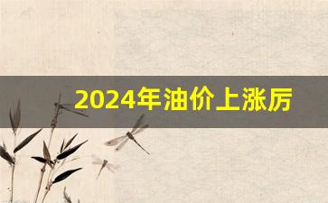 2024年油价上涨厉害-14年油价下降原因