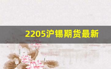 2205沪锡期货最新行情(沪锡期货今行情)_https://www.erdeww.com_期货资讯_第1张