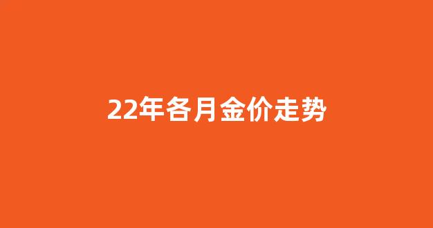 22年各月金价走势_20202月金价
