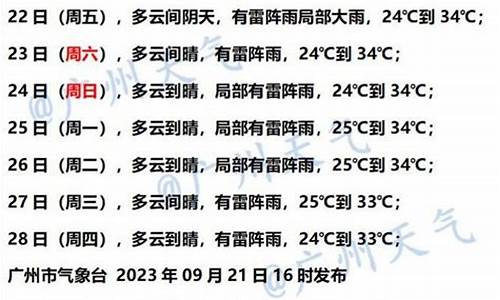 22广州天气_22号广州天气预报