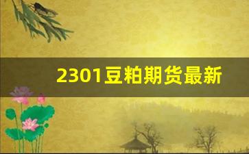 2301豆粕期货最新行情(豆粕2201期货行情)_https://www.haiwangdasha.com_广期所_第1张