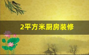 2平方米厨房装修-2平方米厨房装修效果图