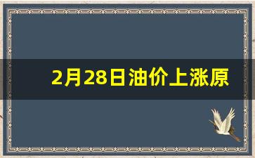 2月28日油价上涨原因-2月28日汽油价格调整方案