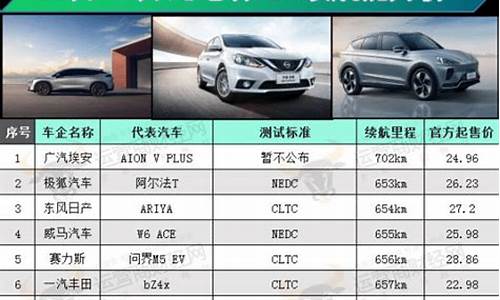 30万纯电动汽车排行榜_30万纯电动汽车排行榜最新