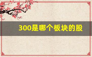 300是哪个板块的股票(300打头的股票是中小板还是创业板)_https://www.eamstsz.com_上交所_第1张