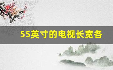 55英寸的电视长度是多少-55英寸的电视长宽各是多少