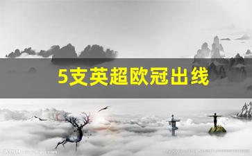 5支英超欧冠出线-英超欧冠数