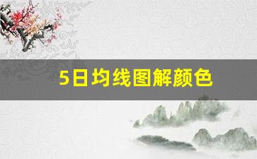 5日均线图解颜色(k线图中的三条线颜色怎么看)_https://www.shshucaipeisong.com_深交所_第1张