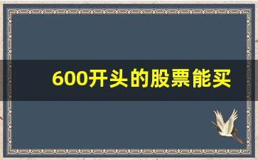 600开头的股票能买吗(60开头的股票代表什么意思)_https://www.ljyuan-tech.com_上交所_第1张