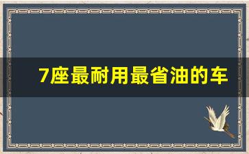 7座最耐用最省油的车(7座最耐用最省油的车三菱)_https://www.jumanxin.com_深交所_第1张