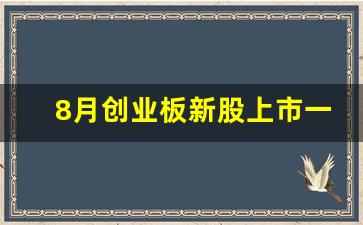 8月创业板新股上市一览表(8月创业板新股上市一览表查询)_https://www.gzyhshgzzx.com_中金所_第1张