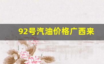 来宾95号汽油-92号汽油价格广西来宾