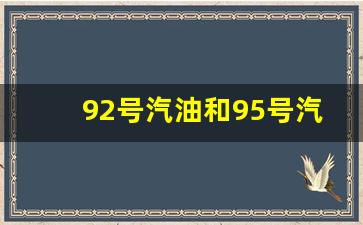 92号汽油和95号汽油区别在哪_92号汽油和95号汽油的区别混用不符合标准汽油的危害怎么处理