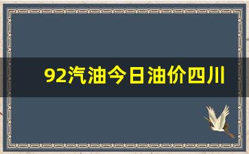 四川泸州油价今日价格29号-92汽油今日