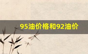 95油价和92差多少-95油价格和92油价哪个贵一些