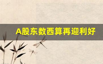 A股东数西算再迎利好(a股股东对公司有投票权吗)_https://www.gen-fastener.com_郑商所_第1张
