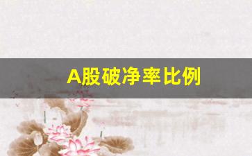 A股破净率比例(a股破净股有哪些)_https://www.eamstsz.com_北交所_第1张