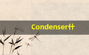 Condenser什么意思,Condenser用法,Condenser的发音,Condenser翻译-第1张图片-我的生活随想